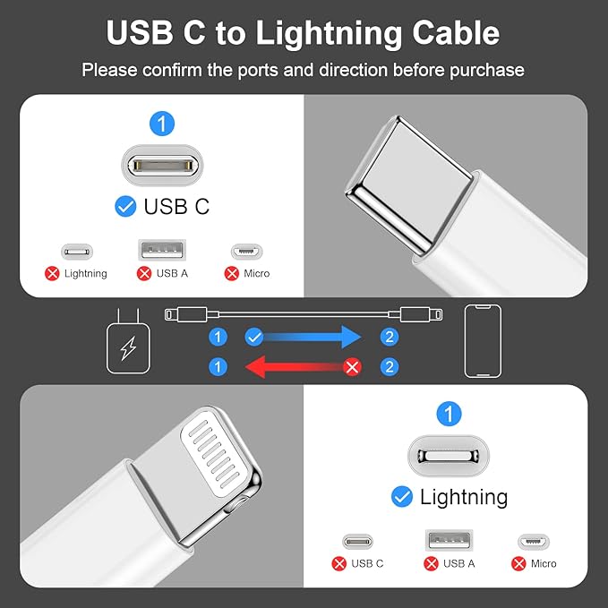 USB-C to Lightning Cable