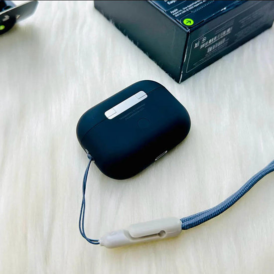 AirPods Pro 2nd Gen USB-C Pods With Case & Lanyard ( white & Black )