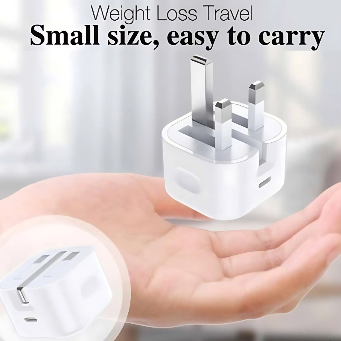 25W iPhone USB-Power Adapter Charger / Sapred Cables