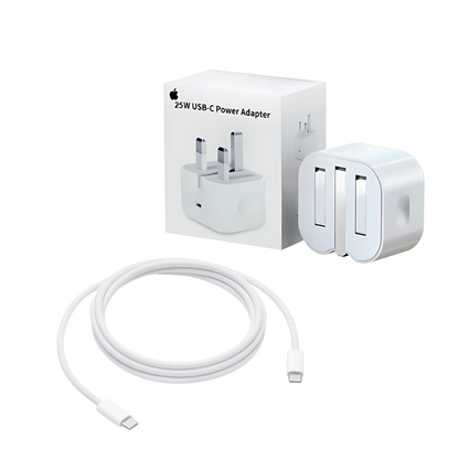 25W iPhone USB-Power Adapter Charger / Sapred Cables