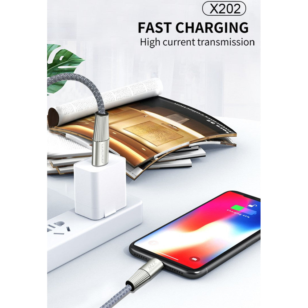 “WUW X-202 | 27W PD Fast Charging Cable – USB-C to Lightning for iPhone”