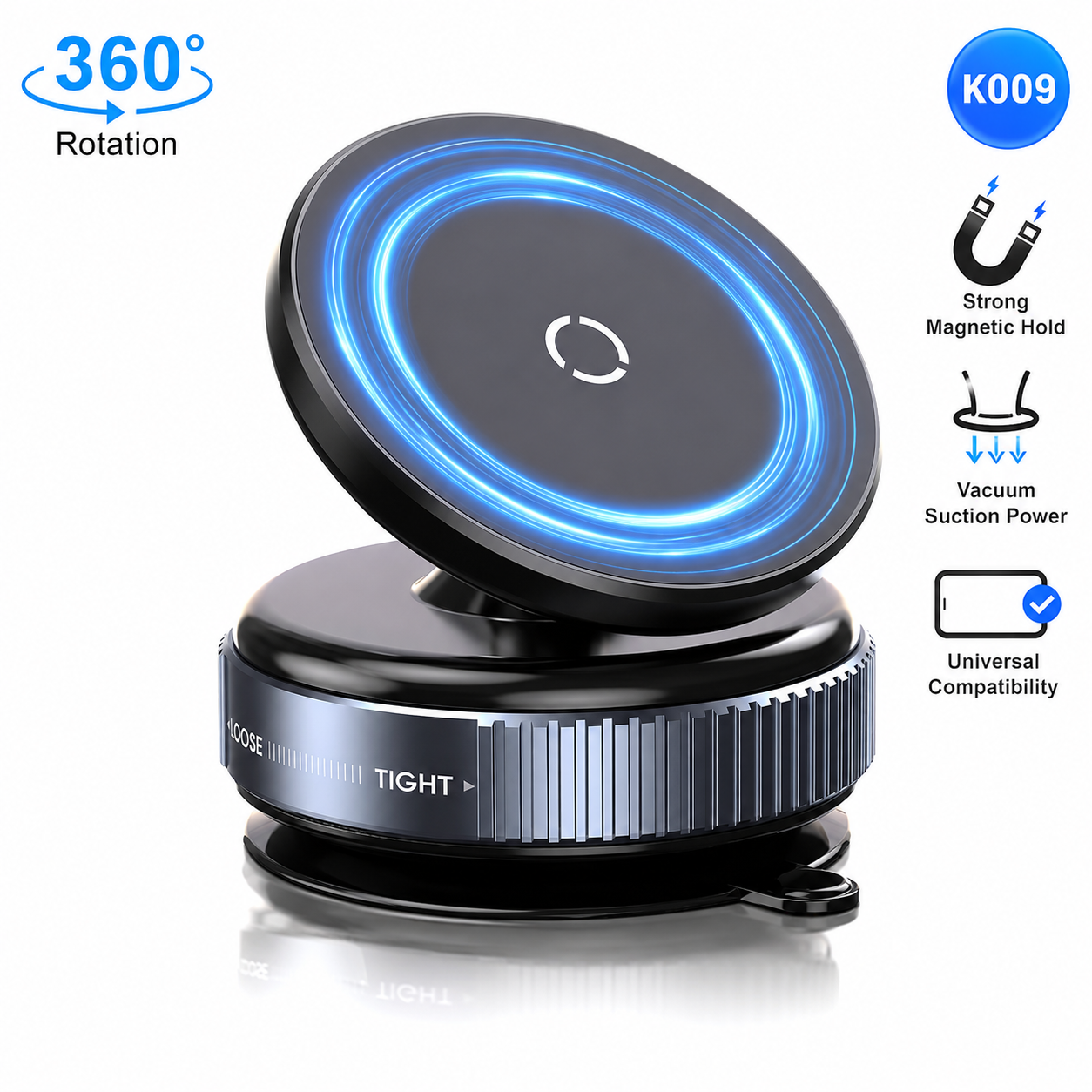 360° Magnetic Car & Desk Phone Stand