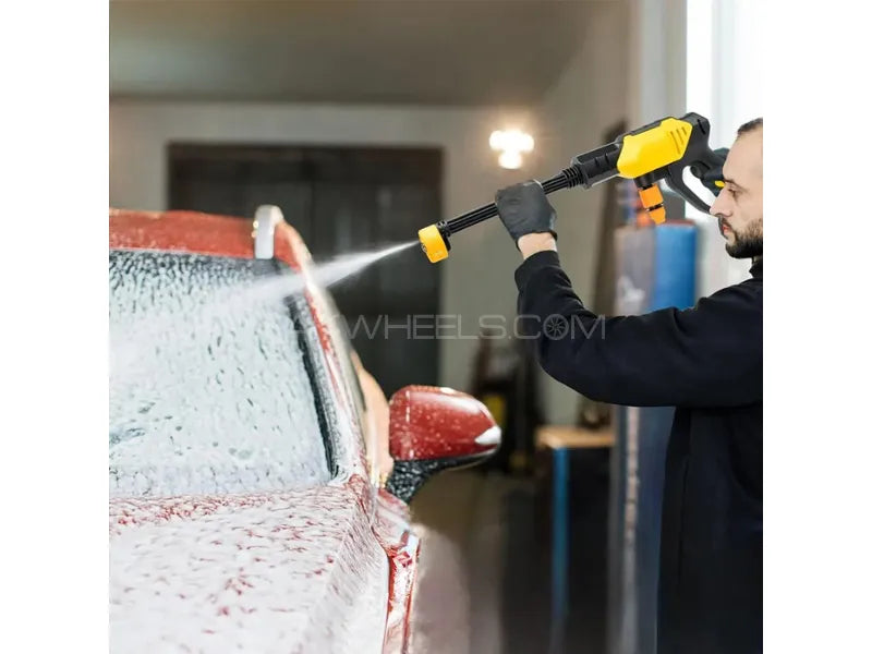 6 in 1 Nozzle - Imported Cordless Pressure Washer - Dual Battery 198V