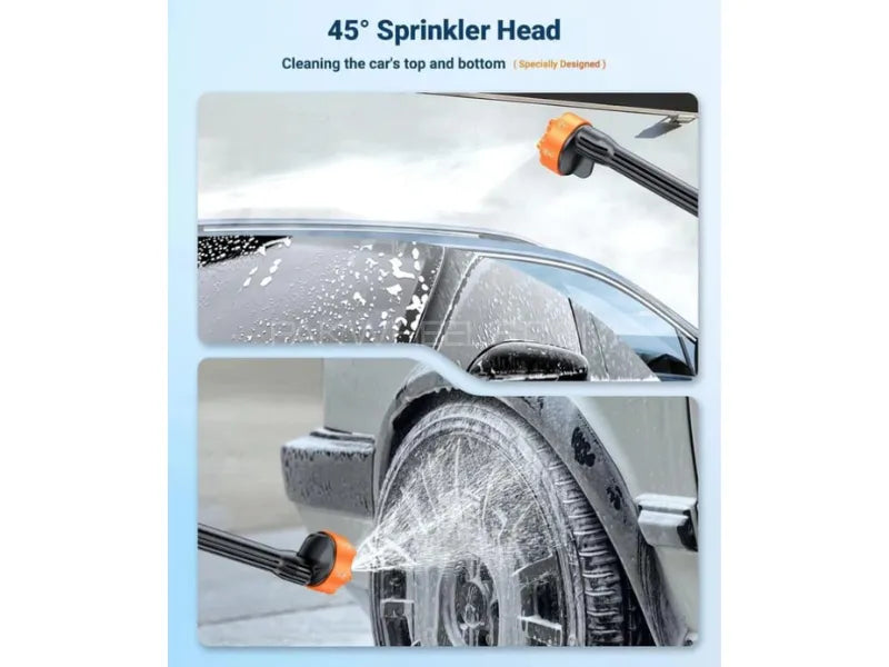 6 in 1 Nozzle - Imported Cordless Pressure Washer - Dual Battery 198V