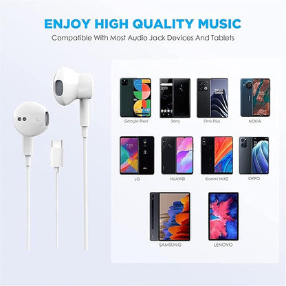 Hand-free Type-C Wired Earphones