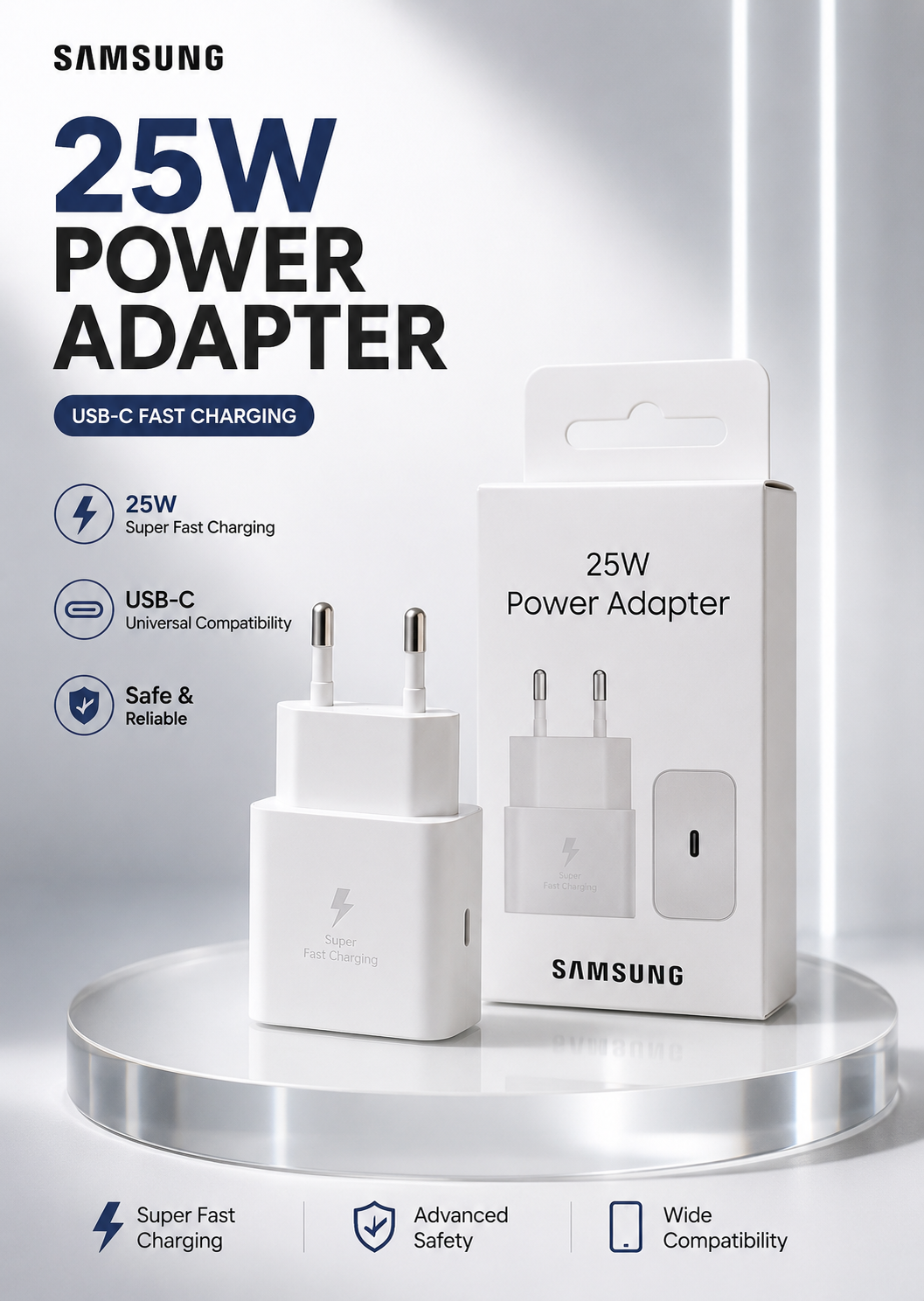 Samsung 25W USB-C Super Fast Charging Power Adapter