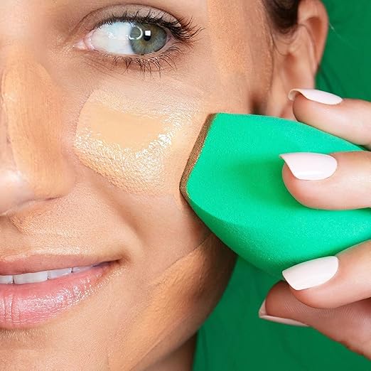 EcoTools 1616 Perfecting Blender Duo – Plant-Based Makeup Sponges for Flawless Liquid & Cream Application