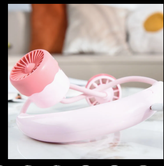 Neck Portable No Bladeless Hanging Neck Rechargeable Air Cooler 3 Speed Mini Summer Sport Fan