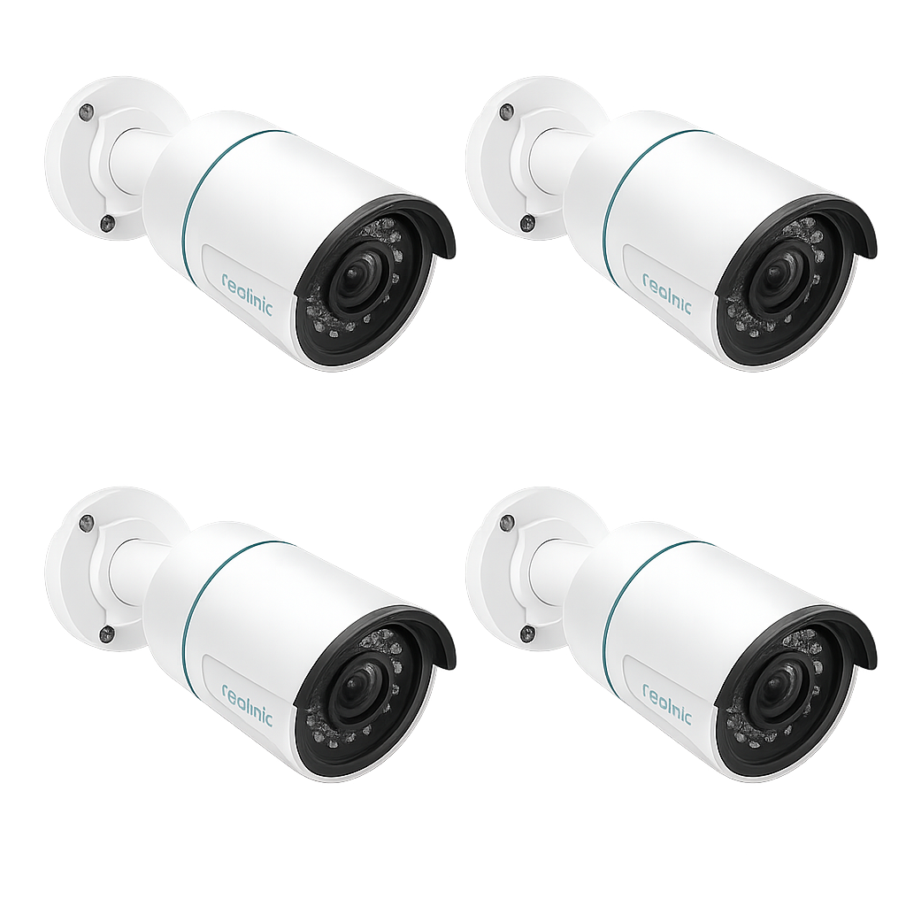 Pack of 4 Reolink Camera RLC-410 5MP PoE Security IP Camera