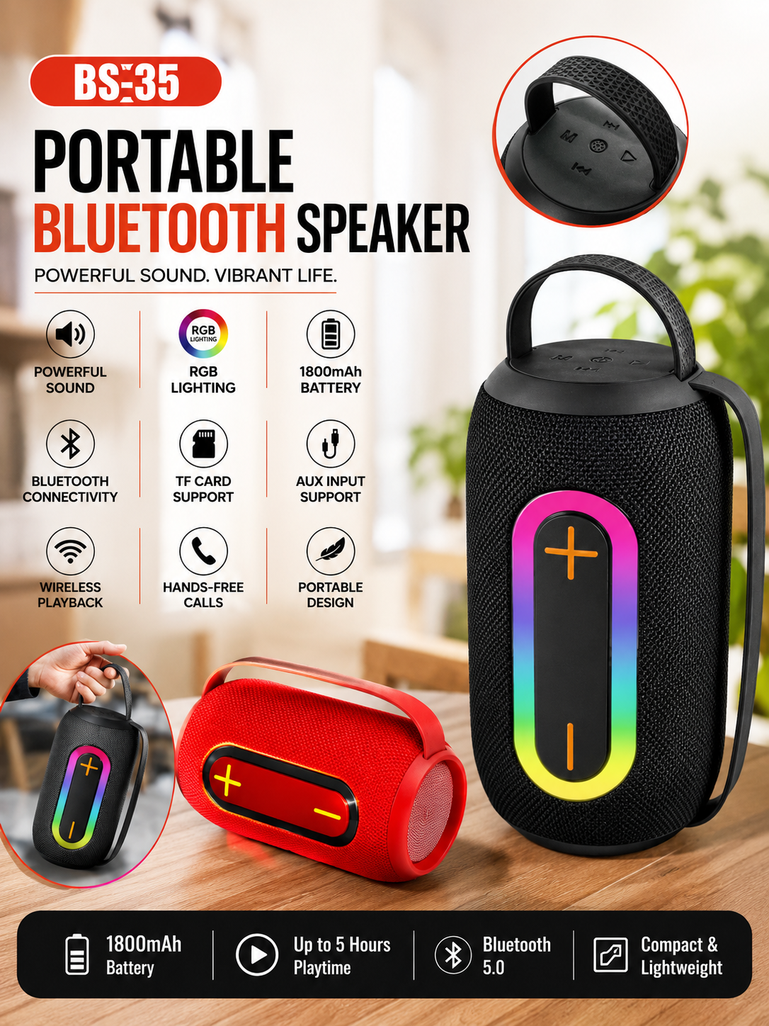 BS-35 portable speaker
