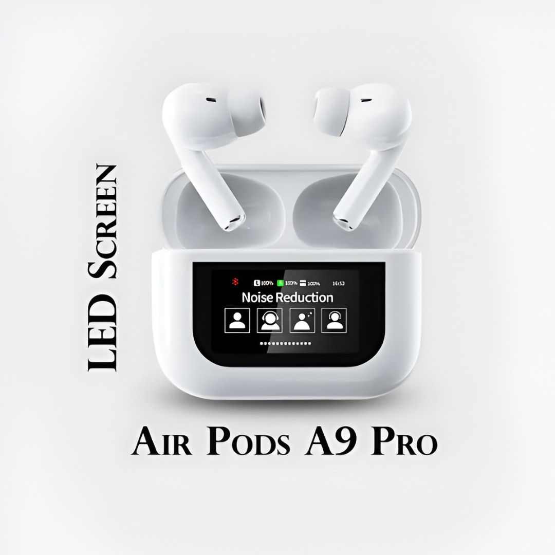 A9 Pro Touch Control AirPods – Black & White Colors | Available in Pakistan