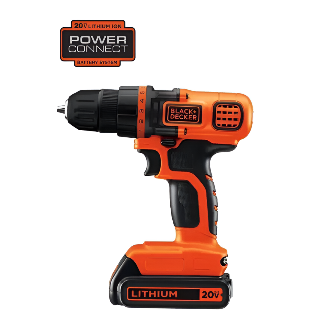 BLACK + DECKER Original Cordless 20 Volt Drill Machine With tools  set cash on delivery available all over Pakistan