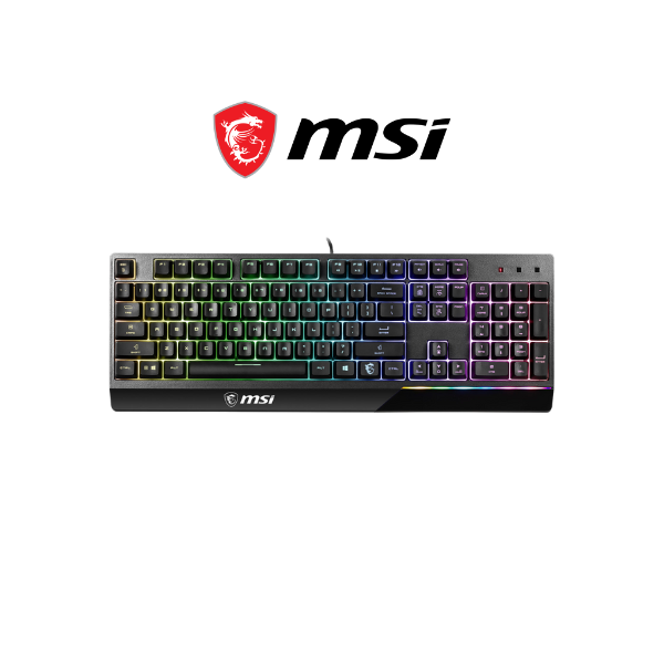 MSI VIGOR GK30 Gaming Keyboard, Plunger Switches RGB