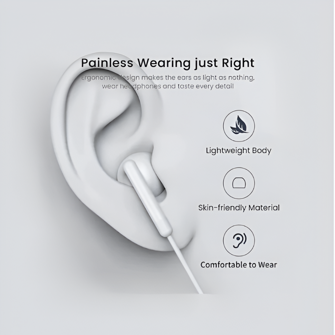 Hand-free Type-C Wired Earphones