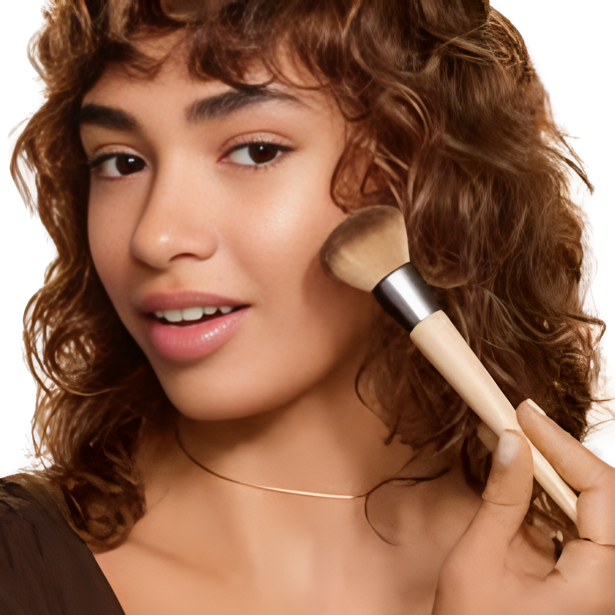 EcoTools 3133 Interchangeables Tapered Powder Head + Handle – Customizable Brush for Precise Powder Application