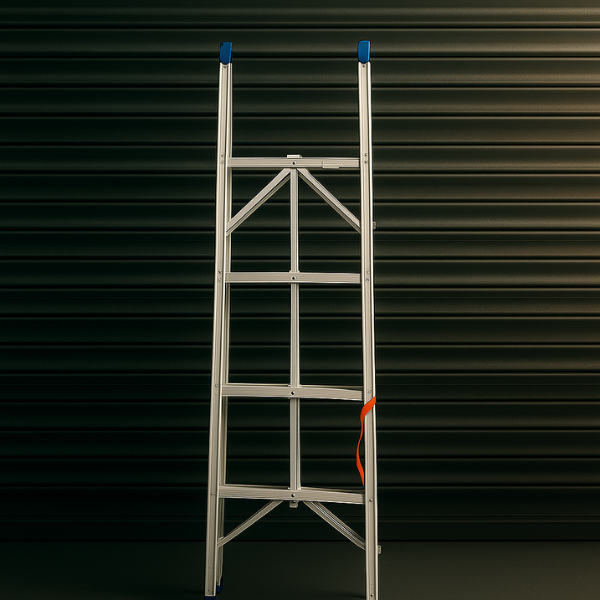 Premium 5-Step Aluminum Folding Ladder – Lightweight, Anti-Slip, Rust-Proof