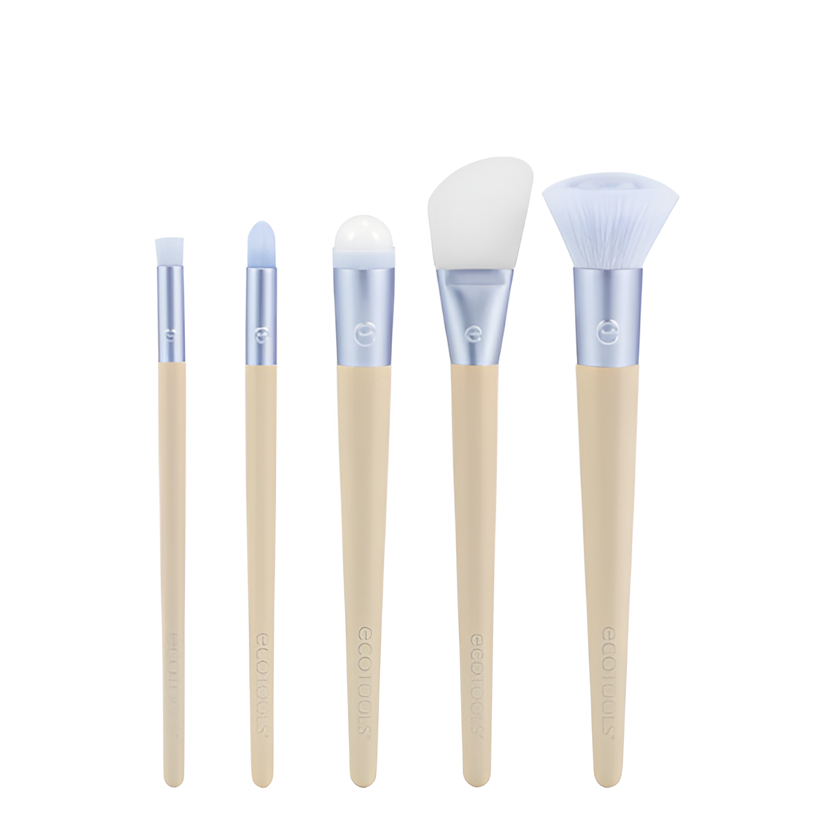 EcoTools 3218 Elements Hydro-Glow Kit - 5-Piece Brush Set for Hygienic, Hands-Free Skincare Application
