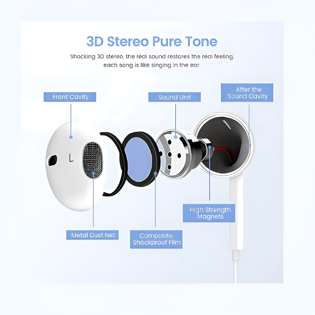 iPhone  Lightning Connector Wired Headfree