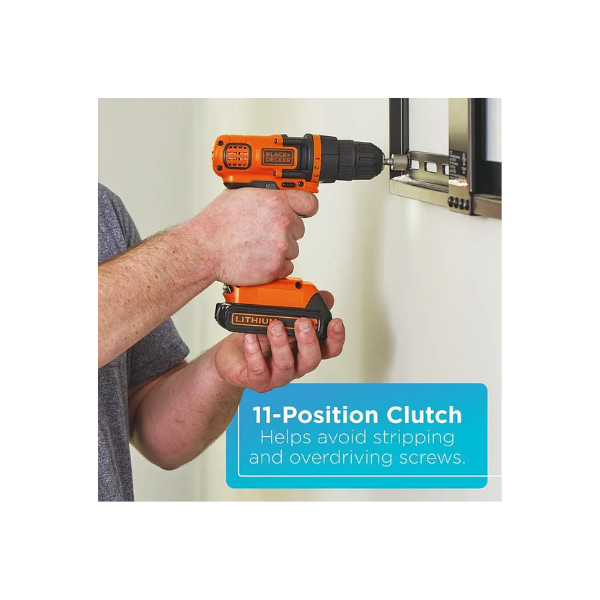 BLACK + DECKER Original Cordless 20 Volt Drill Machine With tools  set cash on delivery available all over Pakistan