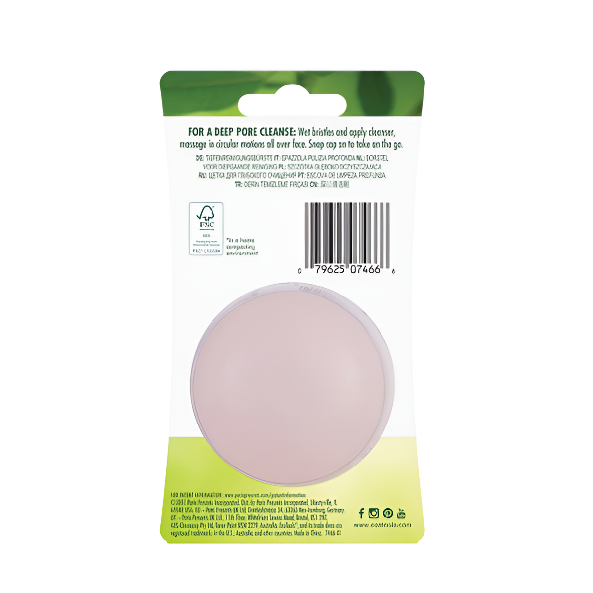 EcoTools 7466 Deep Cleansing Brush - Eco-Friendly Facial Brush for Gentle Exfoliation & Reviving Dull Skin