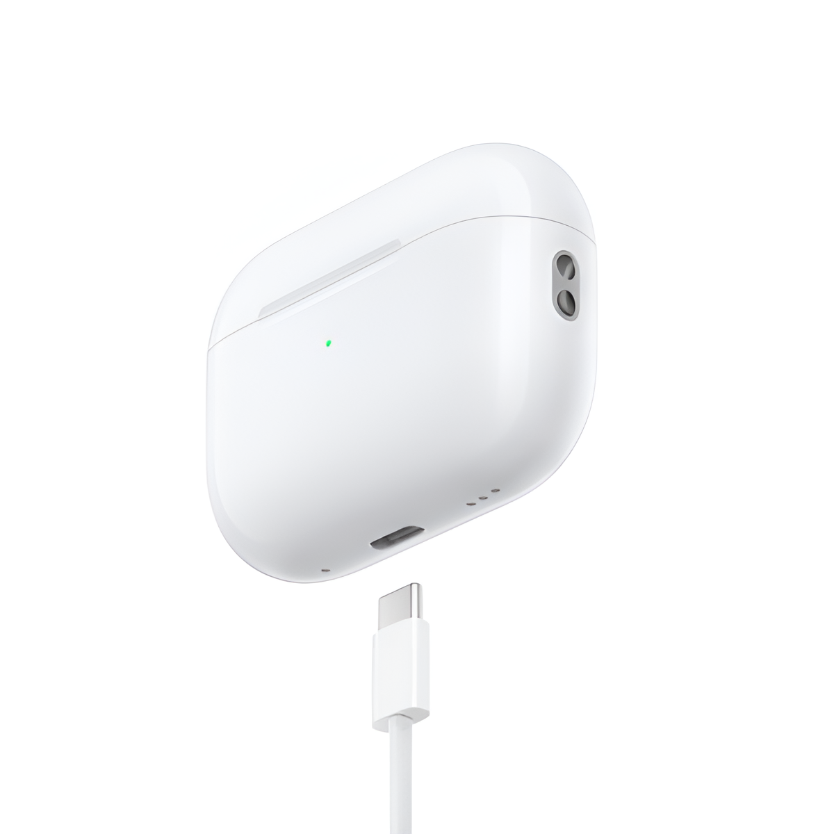 AirPods Pro 2nd Gen USB-C Pods With Free Case & Lanyard ( white & Black )