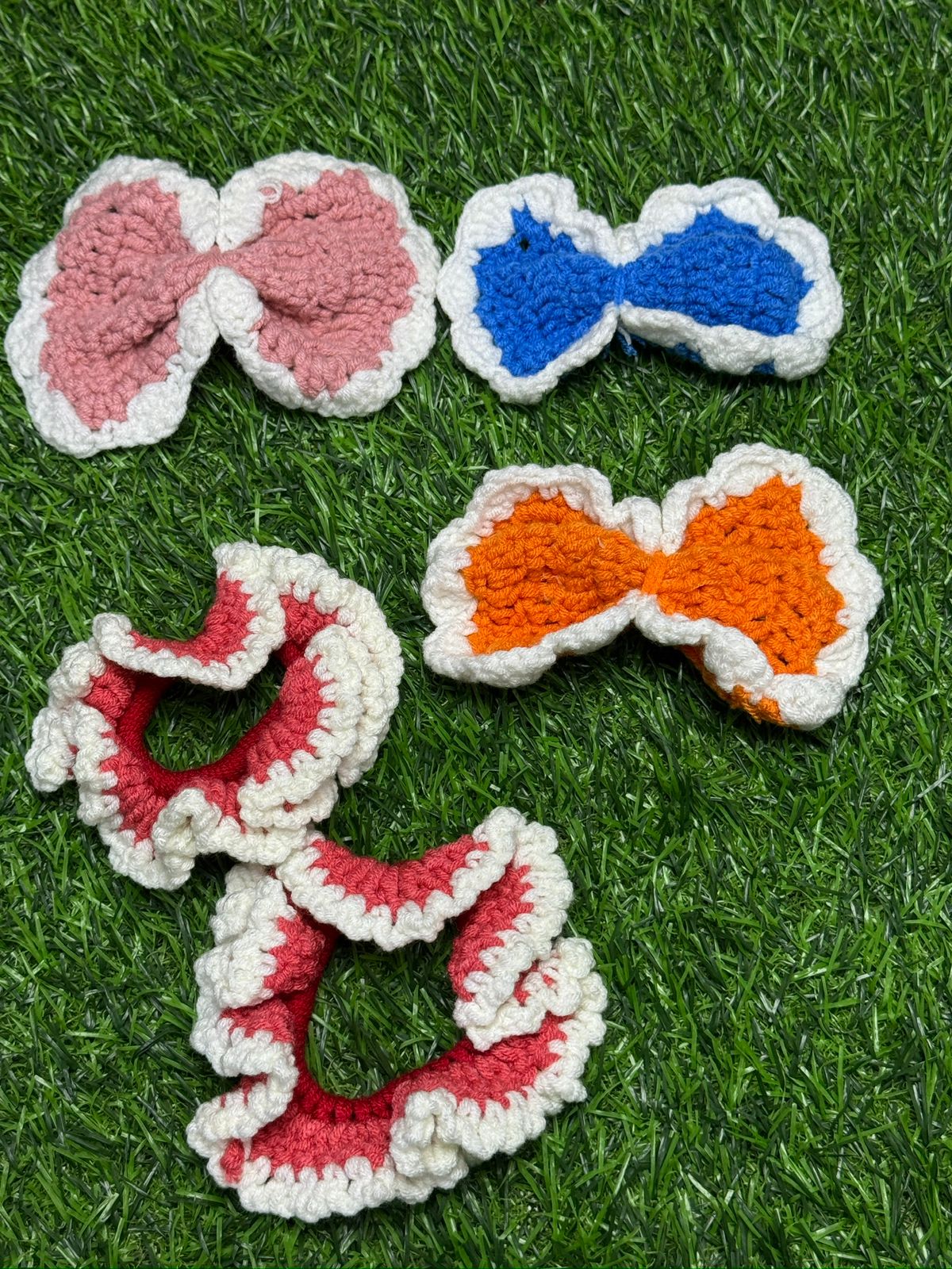 Deal 2 Pack of 5  | 2 Poni / 4 Hair Clip Hand Made