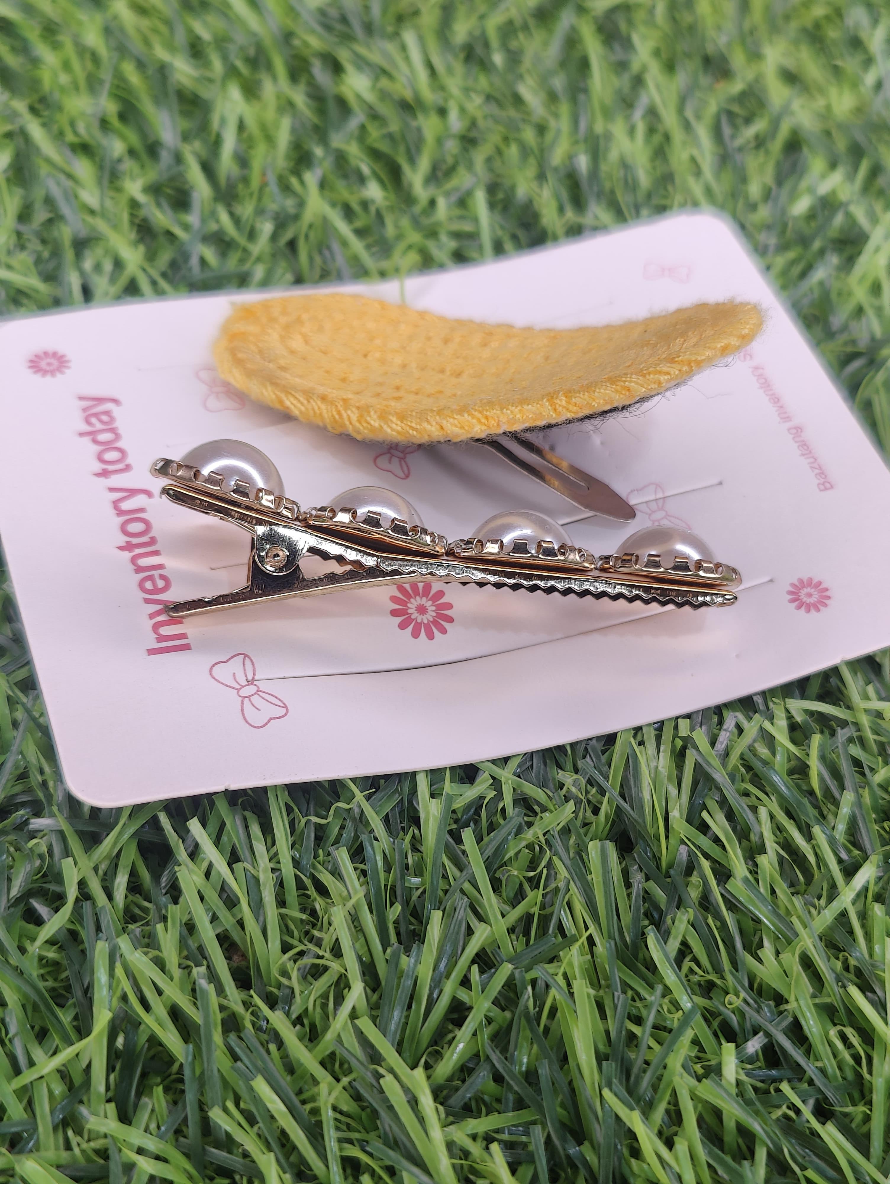 Pearl Hair chip & fluffy hair pins Hair Accessories