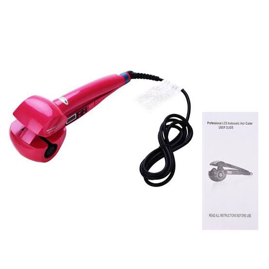 Digital LCD Hair Straightener & Curler with Ion Technology – Quick Heat & Dual Voltage