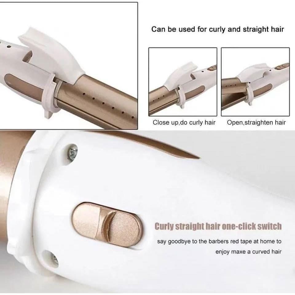 2-in-1 Hair Straightener & Curler – Professional Styling Tool