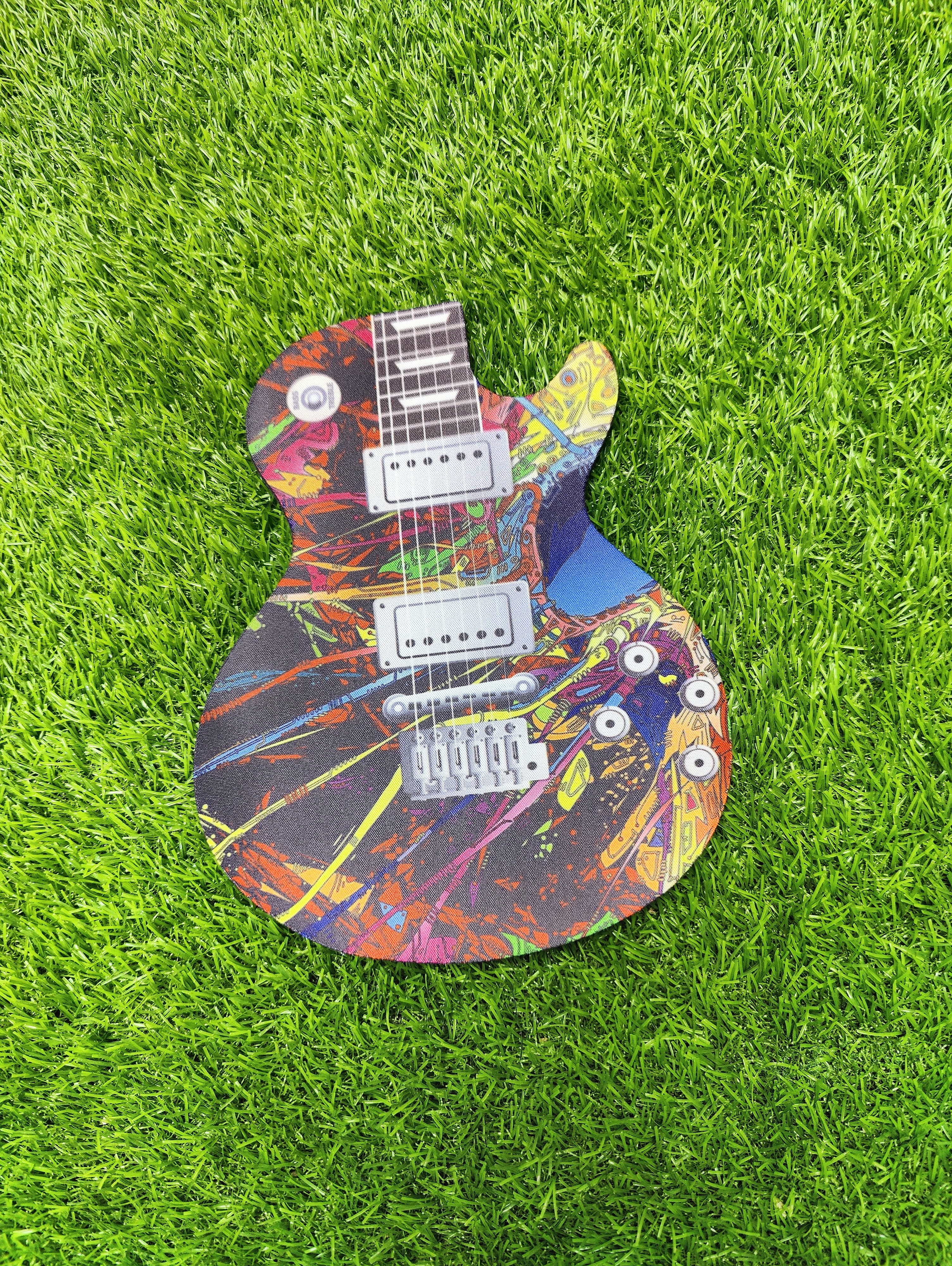 Rockstar Vibes Guitar-Shaped Mouse Pad – Smooth Glide Desk Mat for Music Lovers