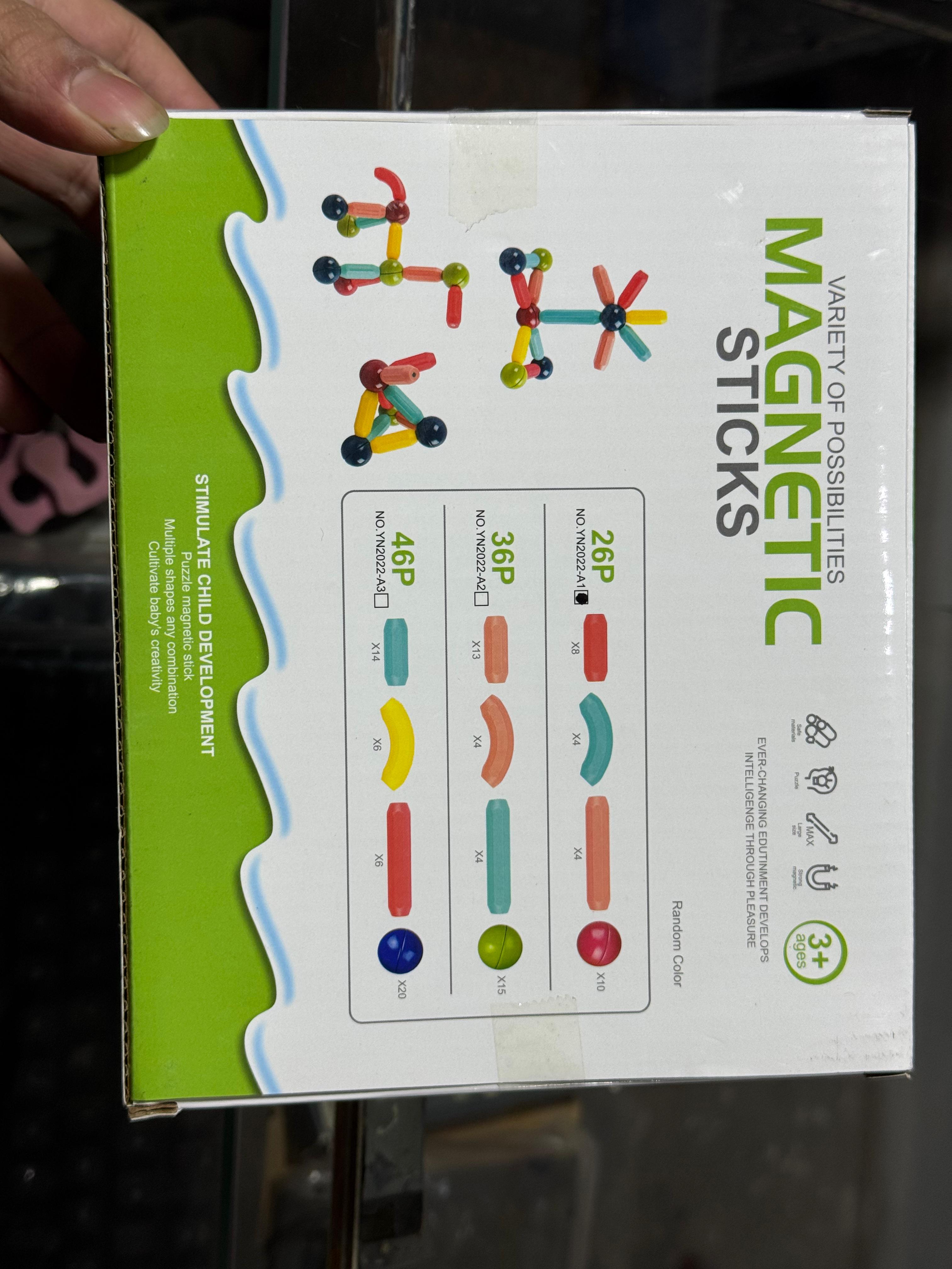 Magnetic Building Sticks