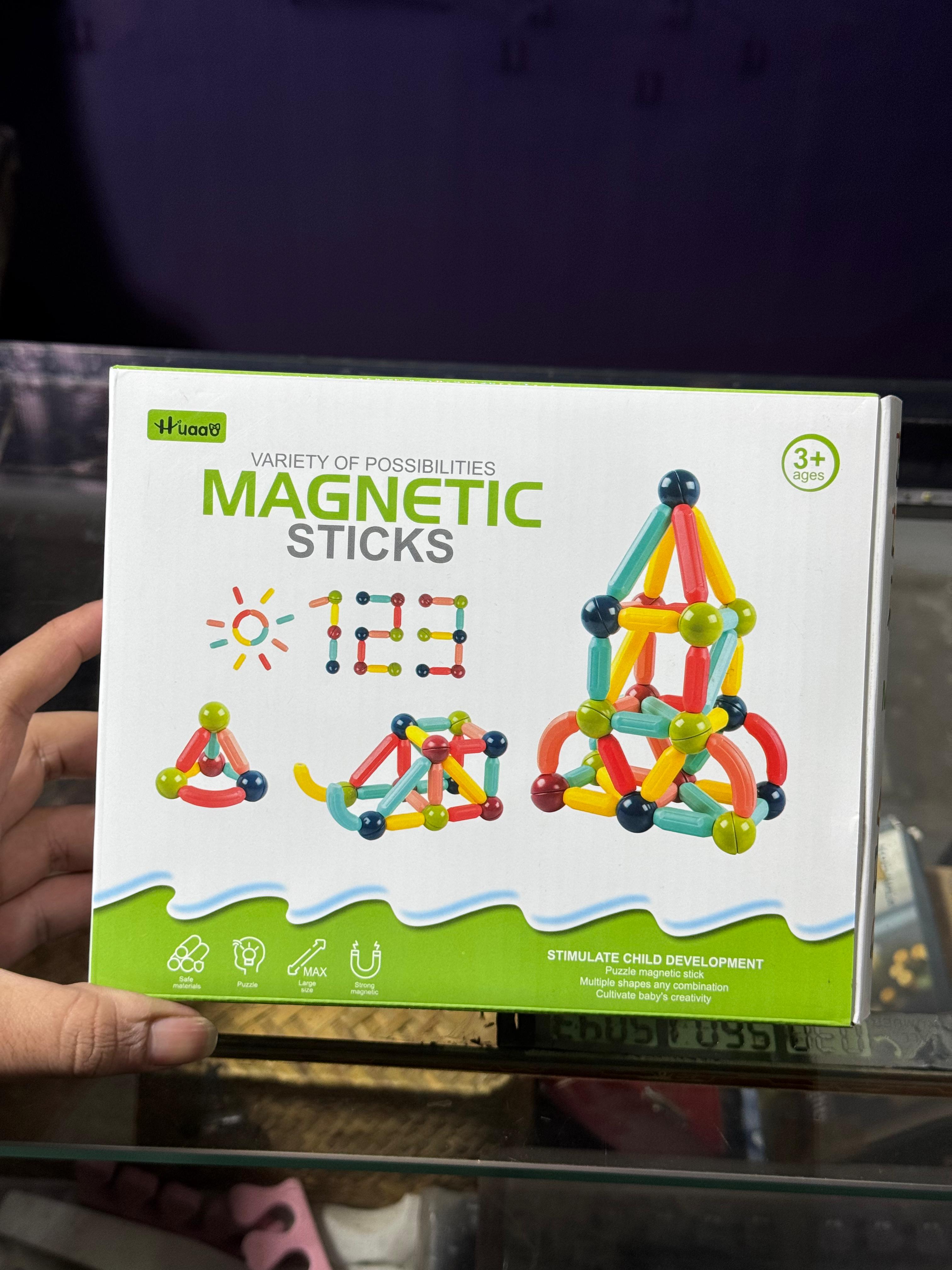 Magnetic Building Sticks