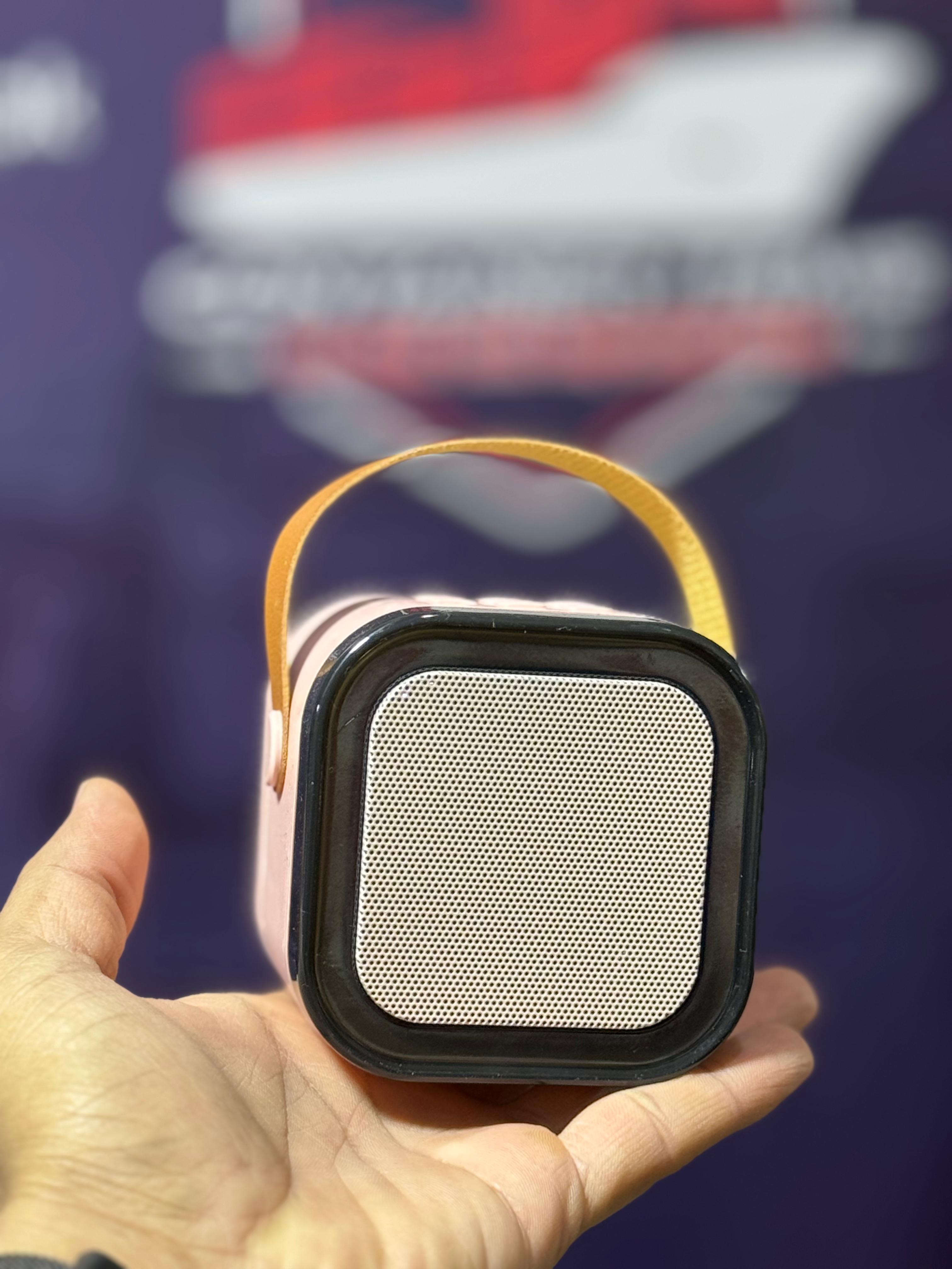 Portable Mini Karaoke Machine K12 / P6 | Bluetooth Speaker with Wireless Microphone | LED Lights | Rechargeable