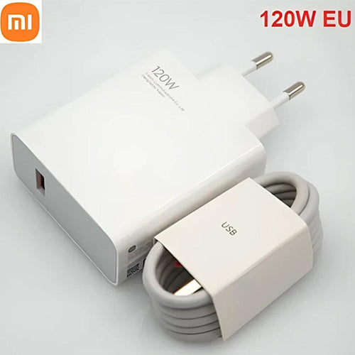 Xiaomi MI 120W Original Fast Charger with Turbo Cable USB to Type C
