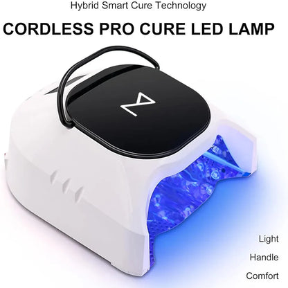 M Professional Hybrid 86W Wireless Rechargeable UV LED Nail Curing Lamp
