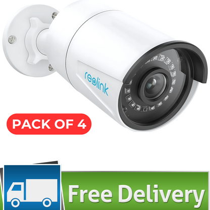 Pack of 4 Reolink Camera RLC-410 5MP PoE Security IP Camera