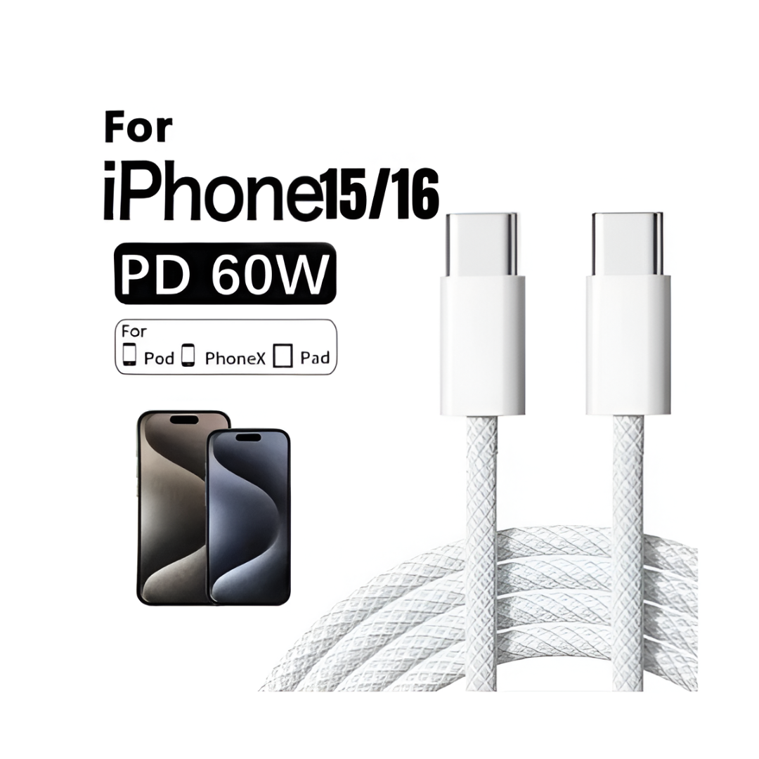 iPhone Cable 15/16 Type C to C