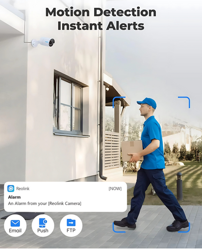 Pack of 4 Reolink Camera RLC-410 5MP PoE Security IP Camera