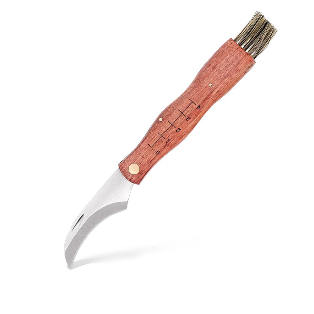 Mushroom Folding Knife Natural Wood Handle knife