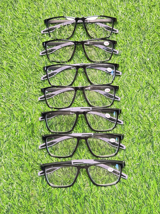 Hybrid Transition Glasses | UV Reactive Lenses with Negative Prescription Dark in Sunlight, Clear at Night