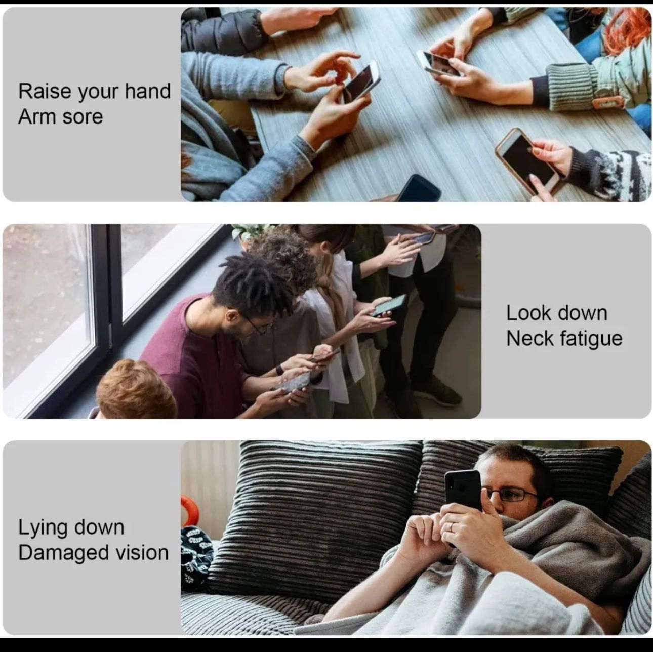 Compact & Adjustable Mobile Stand for All Devices