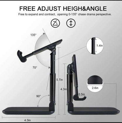 Compact & Adjustable Mobile Stand for All Devices
