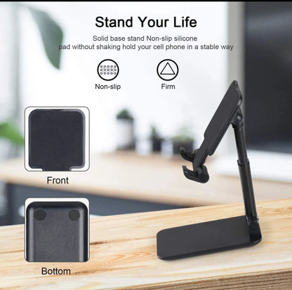 Compact & Adjustable Mobile Stand for All Devices