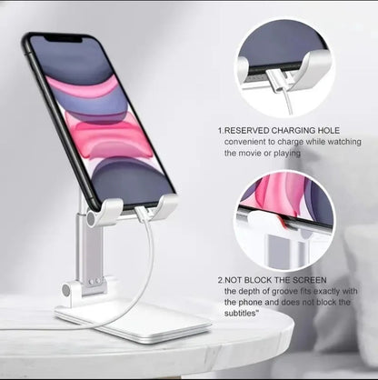 Compact & Adjustable Mobile Stand for All Devices