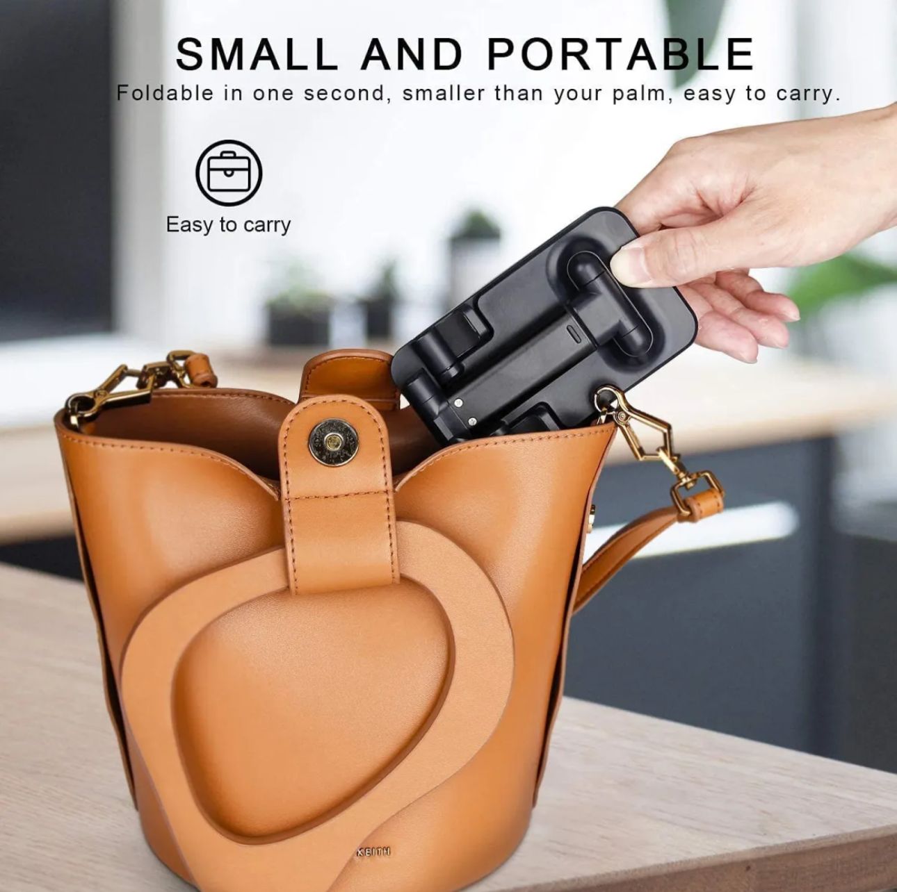 Compact & Adjustable Mobile Stand for All Devices