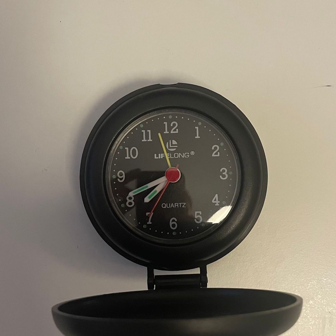 Lifelong Vintage Quartz Travel Alarm Clock – Portable & Folding Analog Design