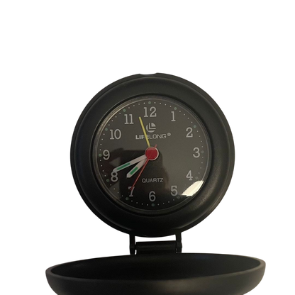 Lifelong Vintage Quartz Travel Alarm Clock – Portable & Folding Analog Design