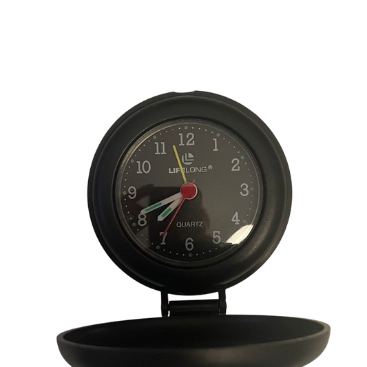 Lifelong Vintage Quartz Travel Alarm Clock – Portable & Folding Analog Design