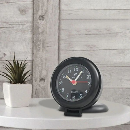 Lifelong Vintage Quartz Travel Alarm Clock – Portable & Folding Analog Design