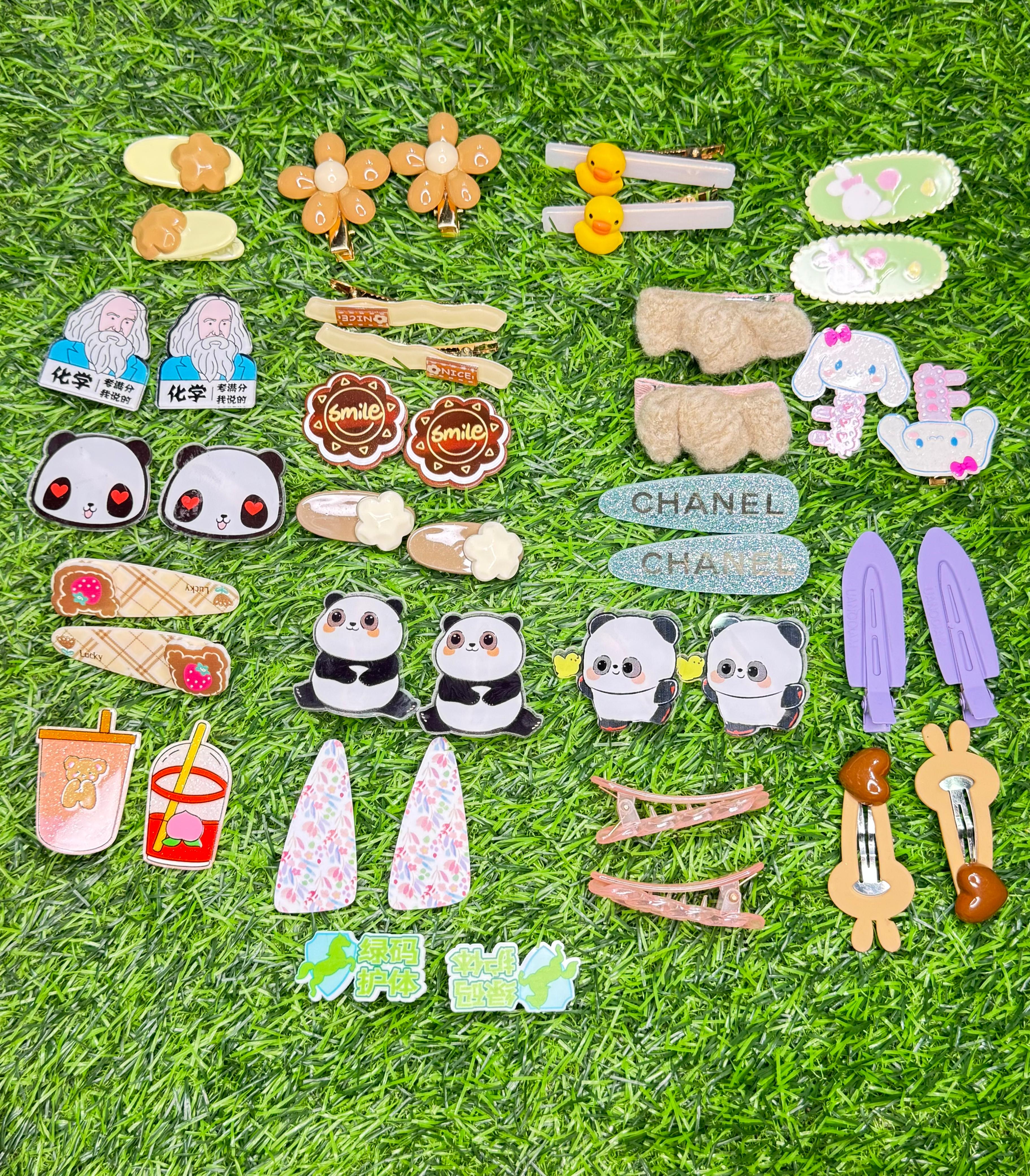 Deal 10 Pack of 40  |  20 Pairs of Hair Accessories for Ladies/Kids